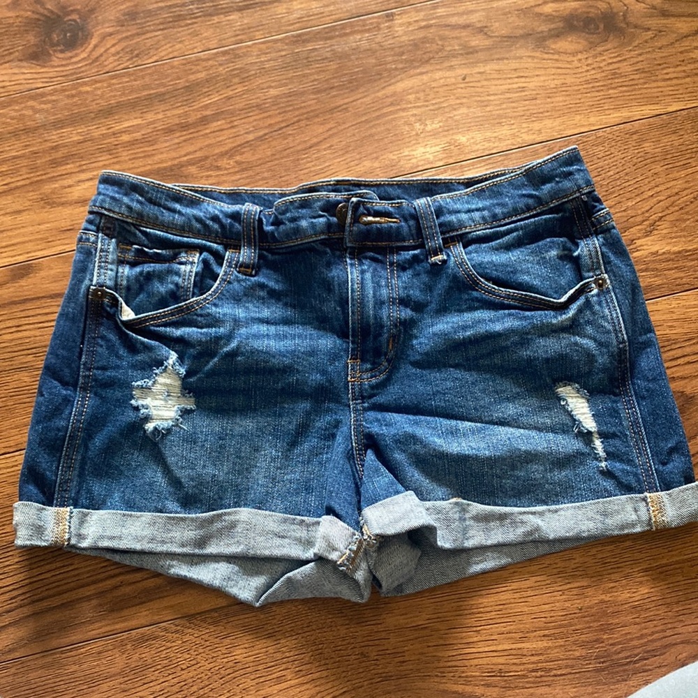 Old navy boyfriend fit shorts womens size 4 like new